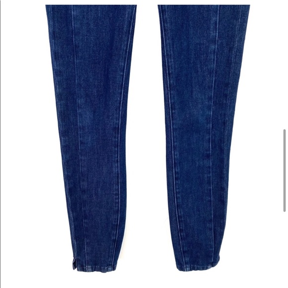Anthropologie | Pilcro & the Letterpress | Seamed High Rise Denim Legging 26 - Picture 4 of 12